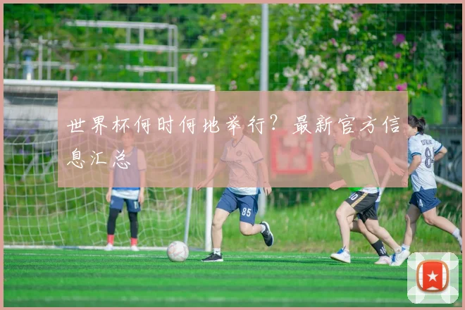 世界杯何时何地举行？最新官方信息汇总